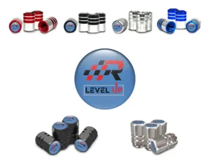 Tyre Valve Stem Caps for Bicycle Universal Fitment Look